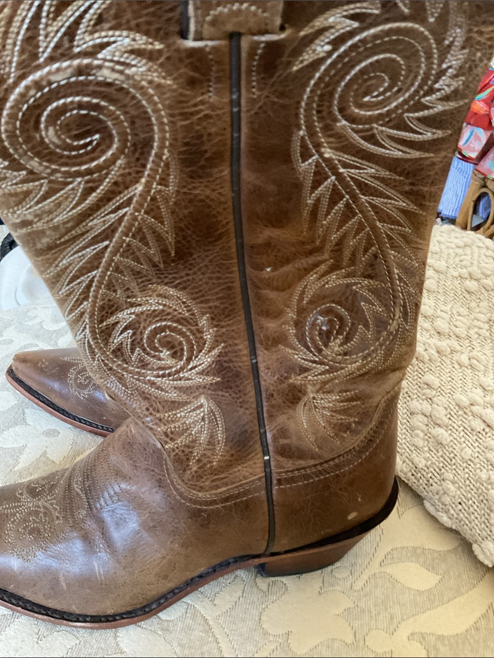 Justin Women's Tan Damiana Boot- L4332 GUC - Picture 5 of 12